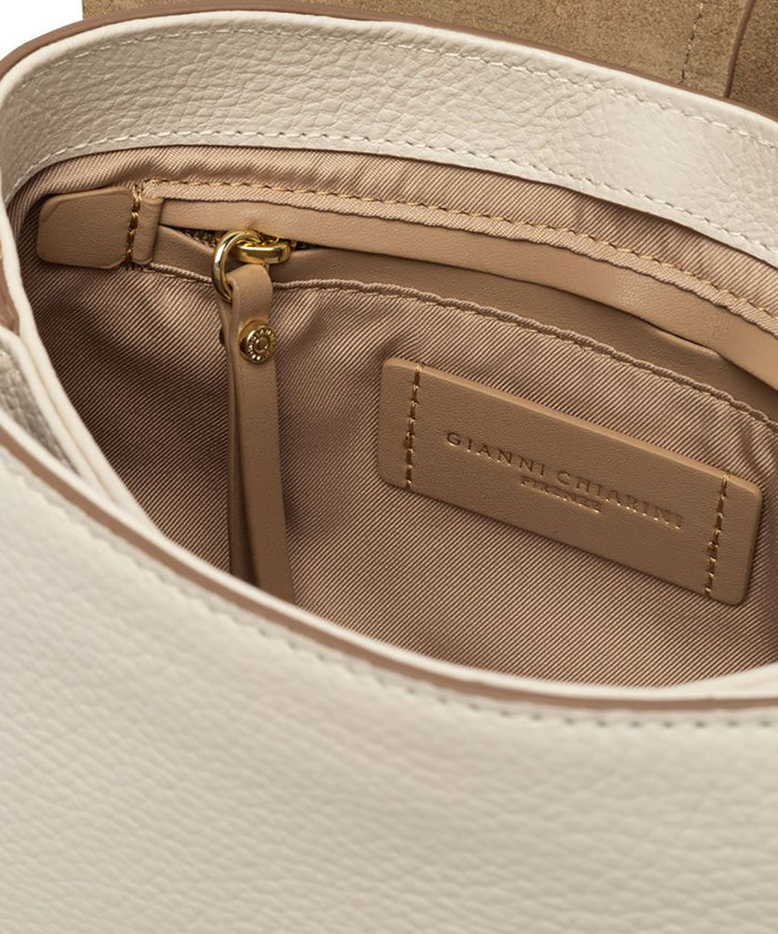 Borsa Helena Round GIANNI CHIARINI FIRENZE Donna - Bianco