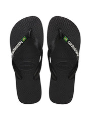 Infradito Brasil Logo HAVAIANAS Unisex - Nero