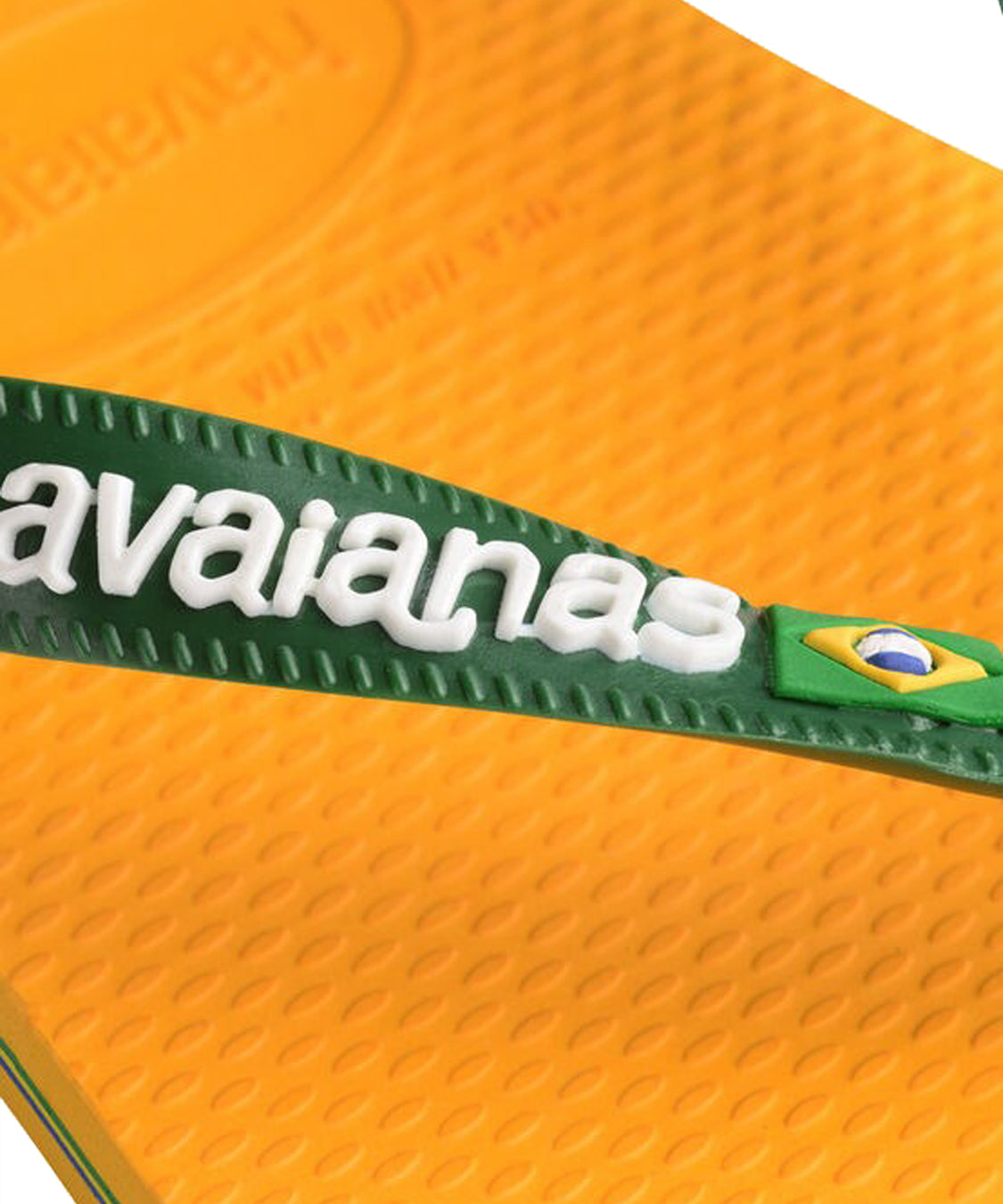 Infradito Brasil Logo HAVAIANAS Unisex - Giallo