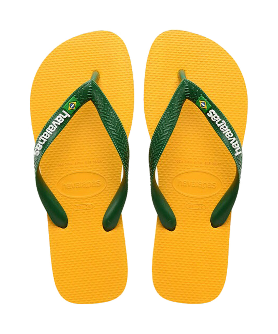 Infradito Brasil Logo HAVAIANAS Unisex - Giallo