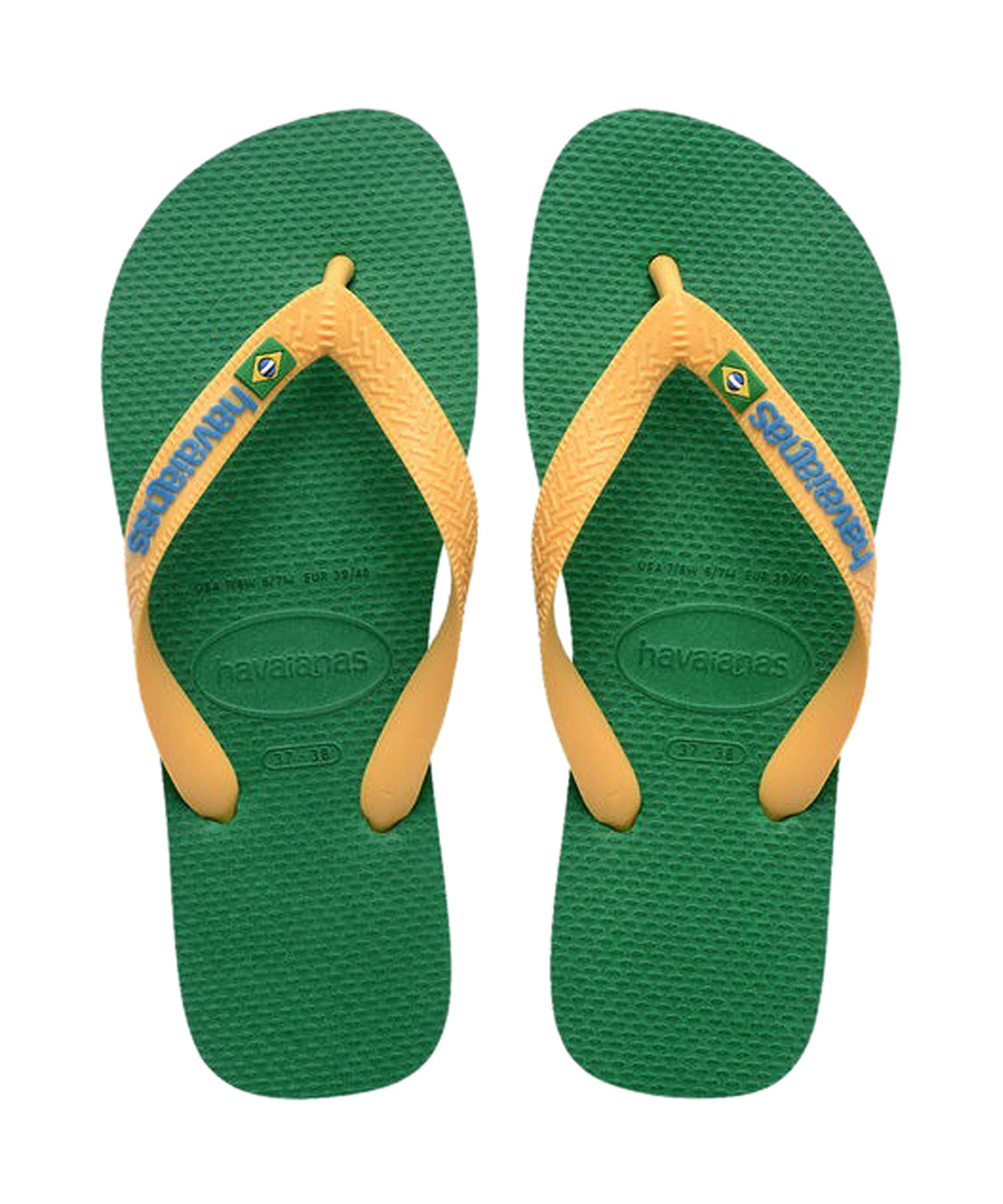 Infradito Brasil Logo HAVAIANAS Unisex - Verde
