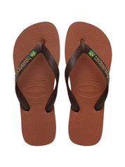 Infradito Brasil Logo HAVAIANAS Unisex - Marrone