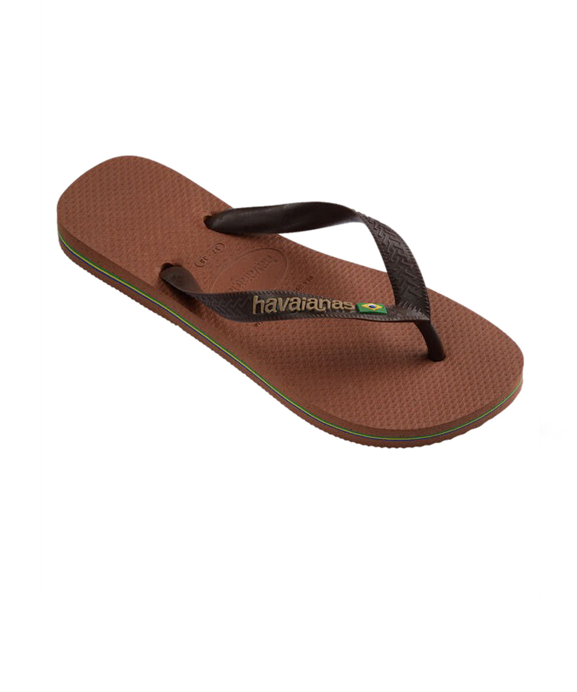 Infradito Brasil Logo HAVAIANAS Unisex - Marrone