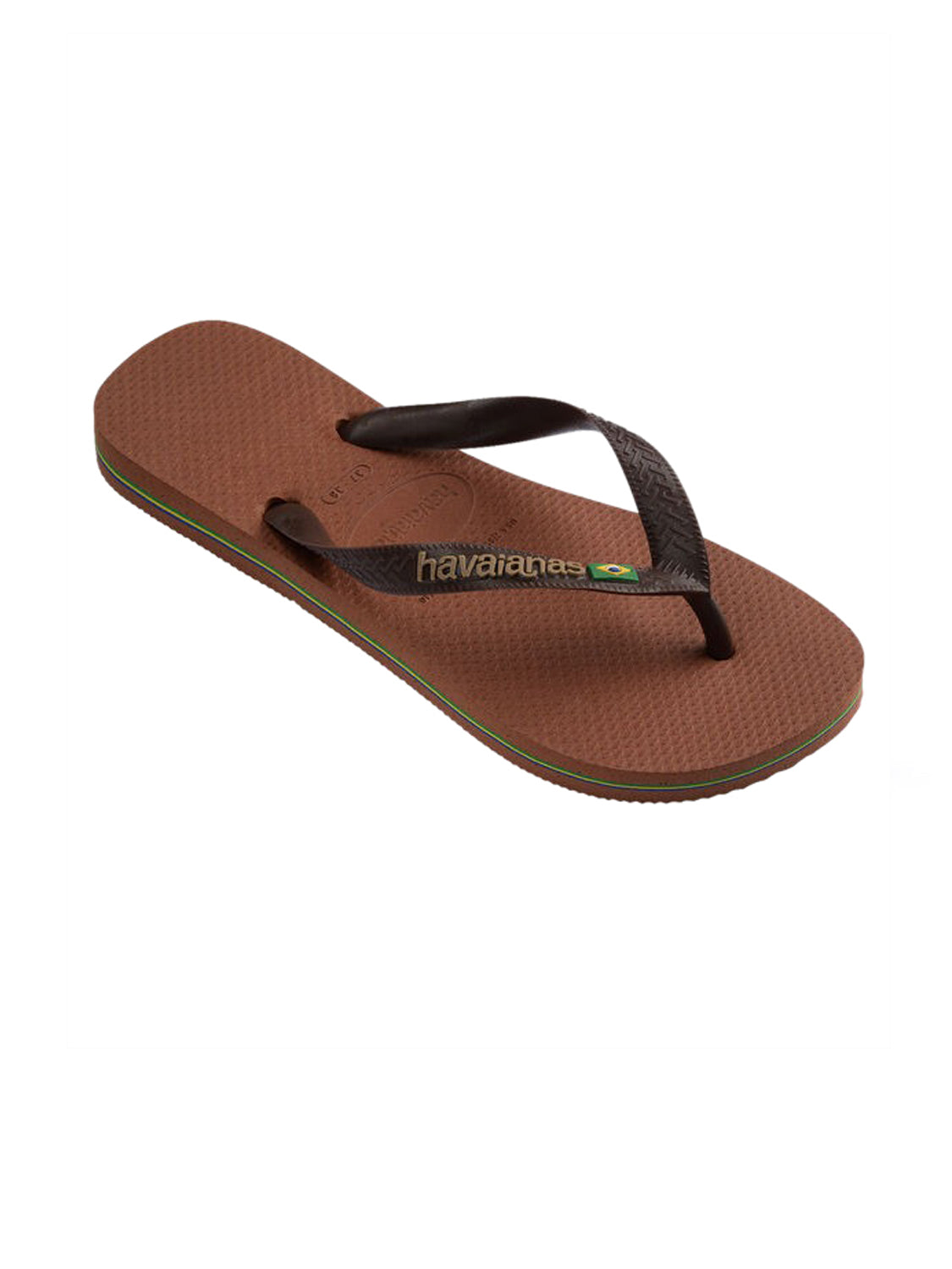 Infradito Brasil Logo HAVAIANAS Unisex - Marrone