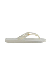 Infradito Top Logo Metallic HAVAIANAS Donna - Bianco