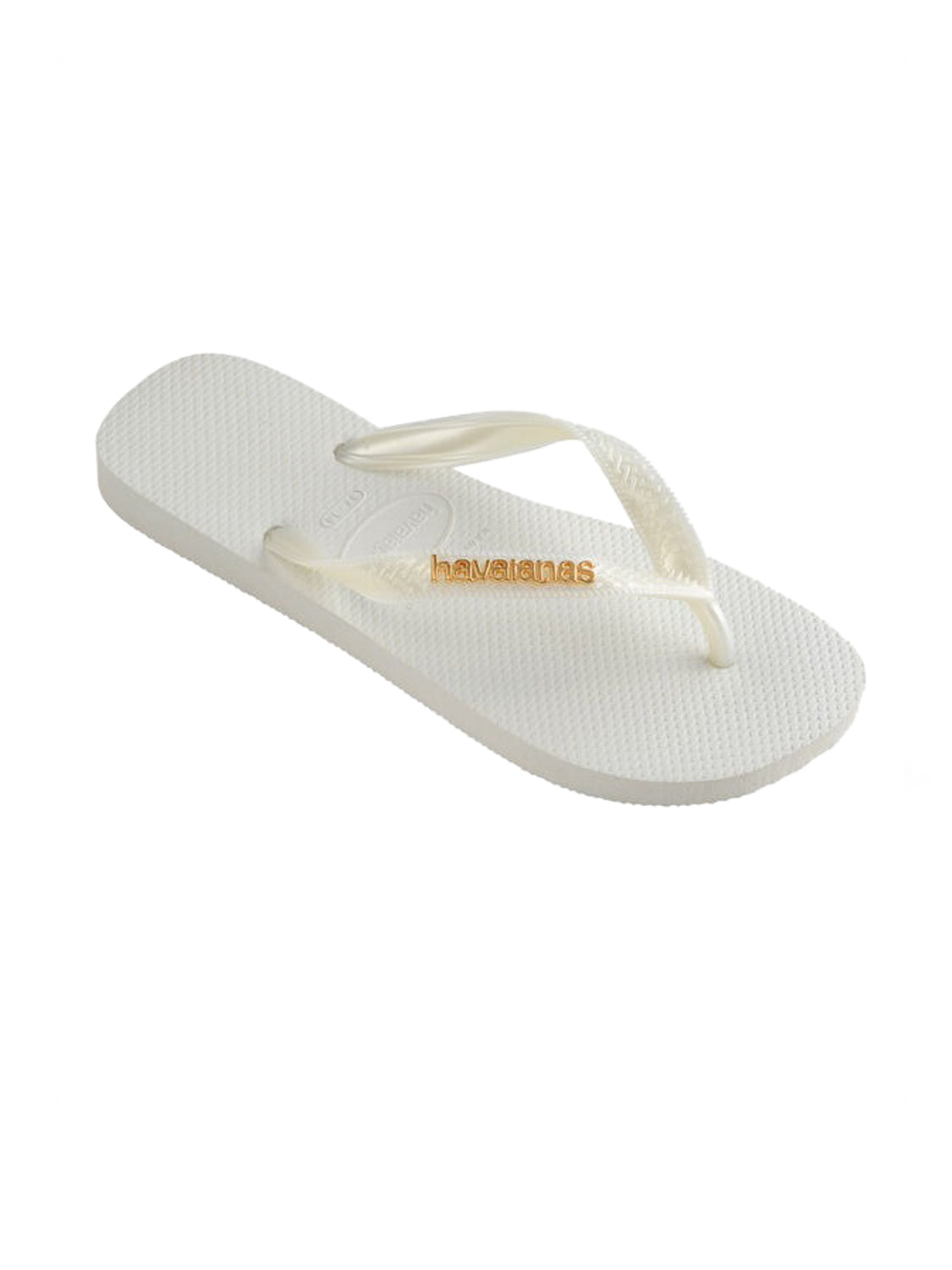Infradito Top Logo Metallic HAVAIANAS Donna - Bianco
