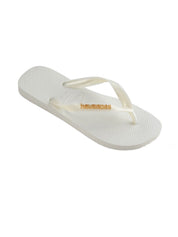 Infradito Top Logo Metallic HAVAIANAS Donna - Bianco