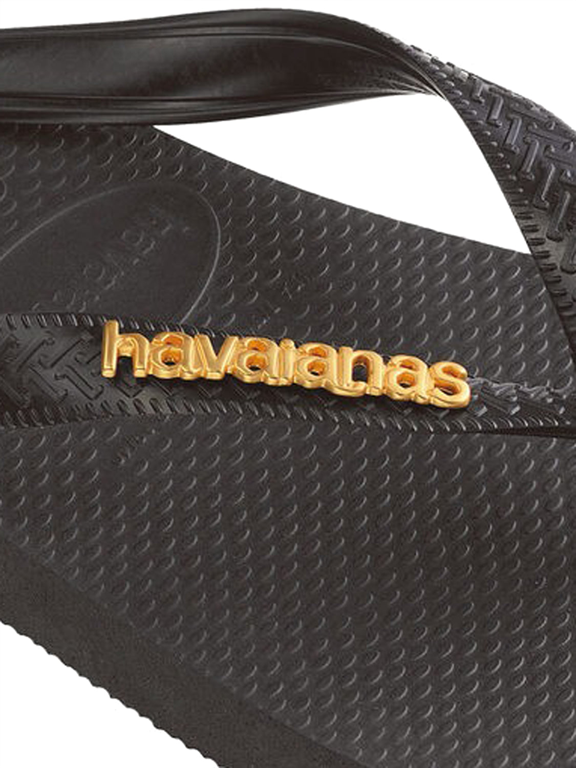 Infradito Top Logo Metallic HAVAIANAS Donna - Nero