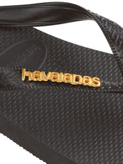 Infradito Top Logo Metallic HAVAIANAS Donna - Nero