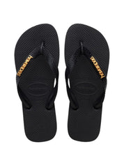 Infradito Top Logo Metallic HAVAIANAS Donna - Nero
