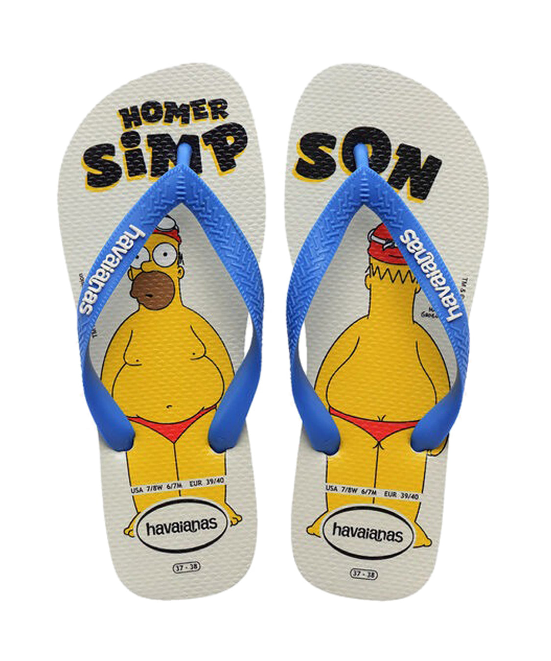 Infradito Simpson HAVAIANAS Unisex - Bianco