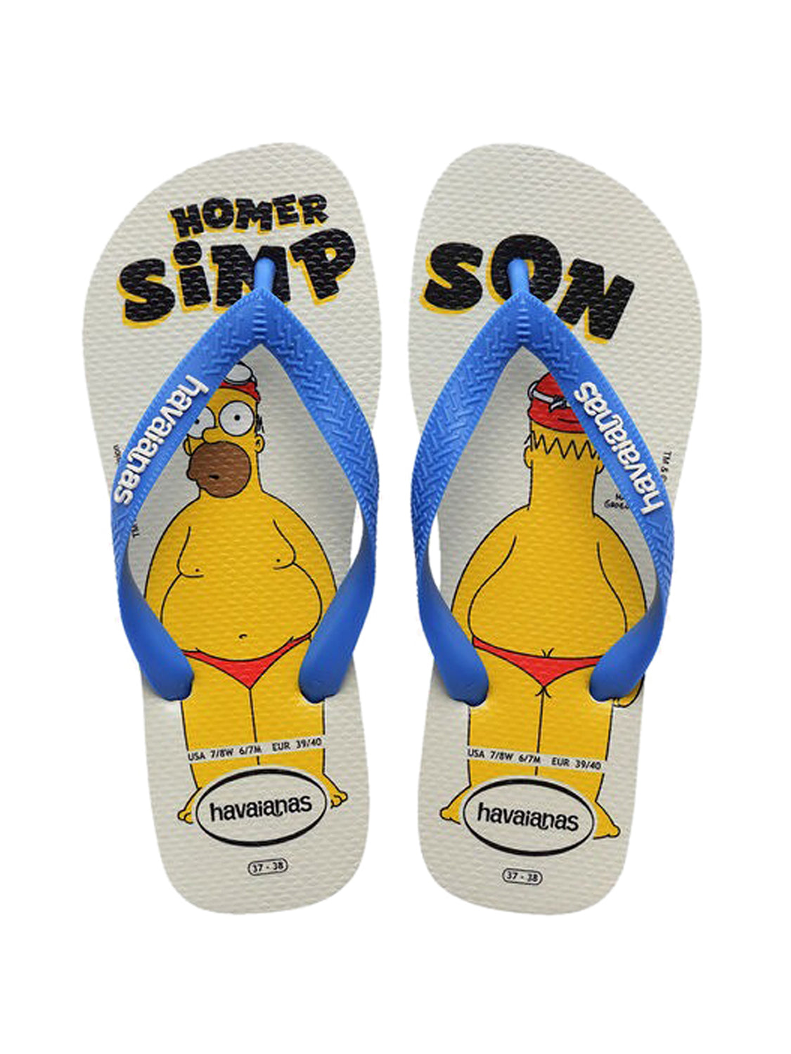 Infradito Simpson HAVAIANAS Unisex - Bianco