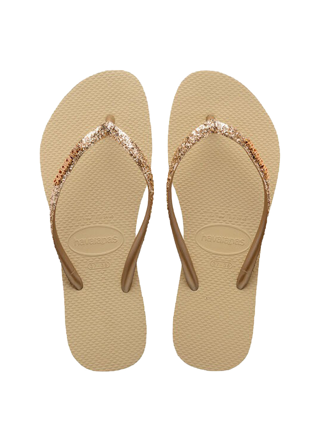 Infradito Slim Glitter II HAVAIANAS Donna - Beige