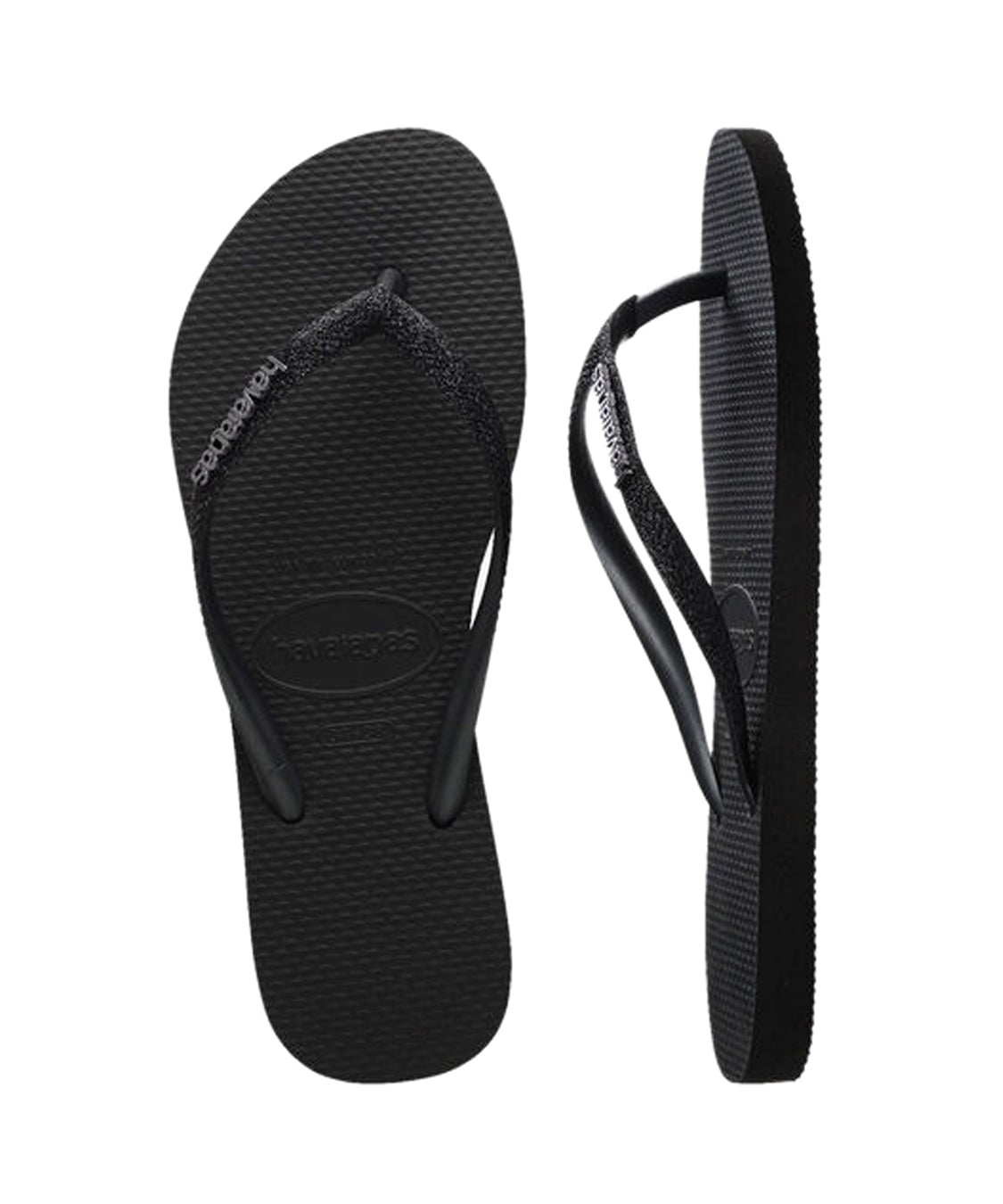 Infradito Slim Glitter II HAVAIANAS Donna - Nero