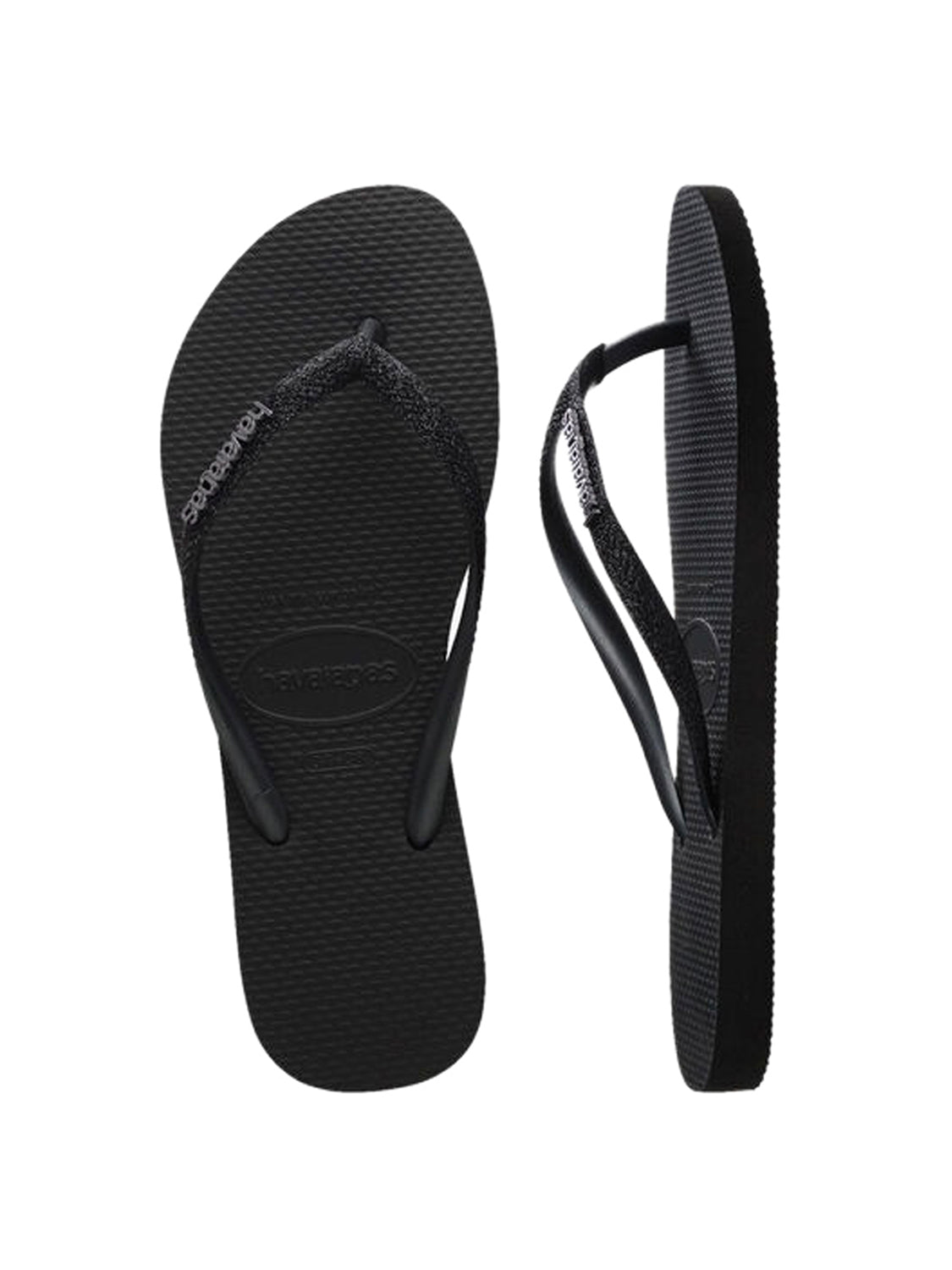 Infradito Slim Glitter II HAVAIANAS Donna - Nero