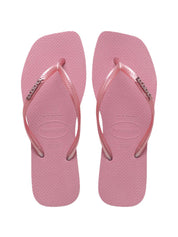 Infradito Square Logo Metallic HAVAIANAS Donna - Rosa