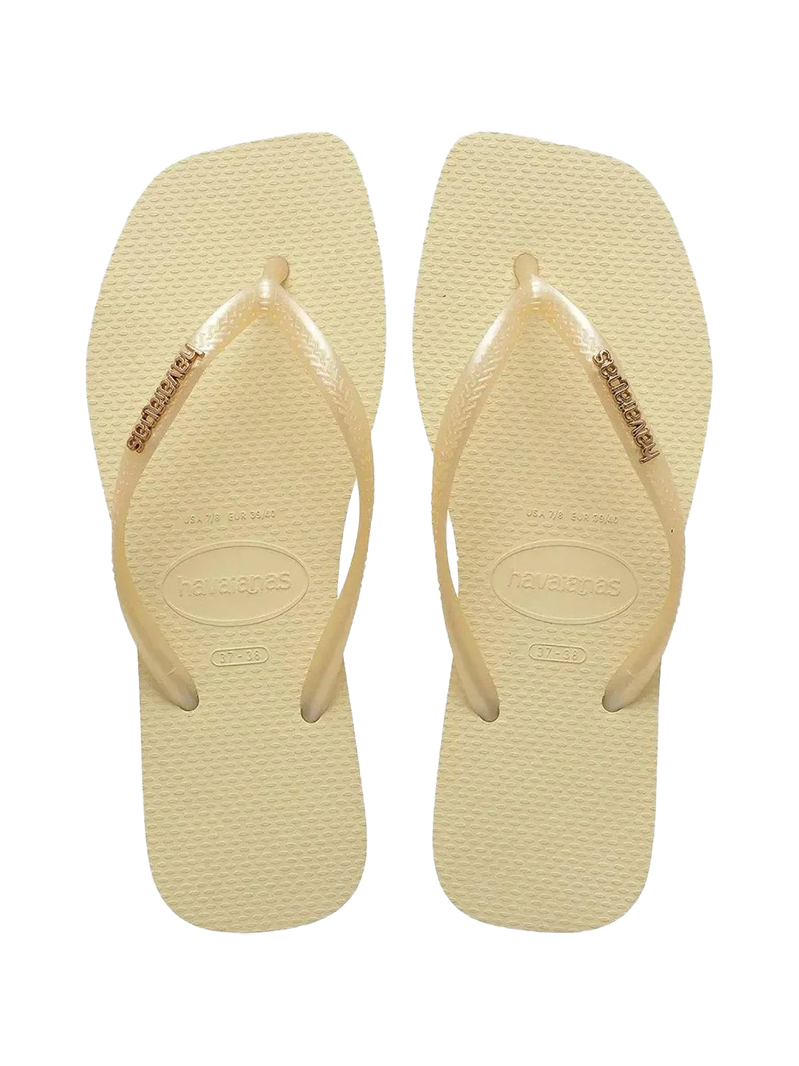 Infradito Square Logo Metallic HAVAIANAS Donna - Giallo