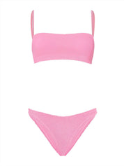 Costume bikini Gigi Underband HUNZA G Donna - Rosa