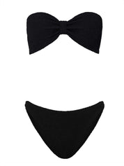 Costume bikini Jean HUNZA G Donna - Nero