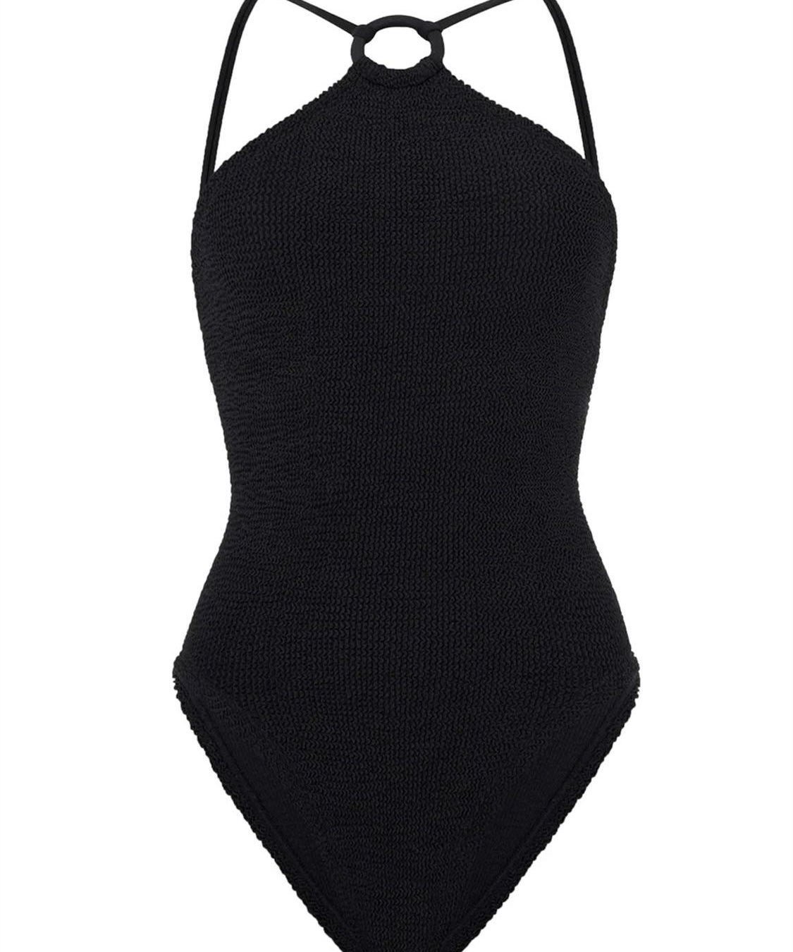 Costume intero Jasmine Covered Hoop HUNZA G Donna - Nero