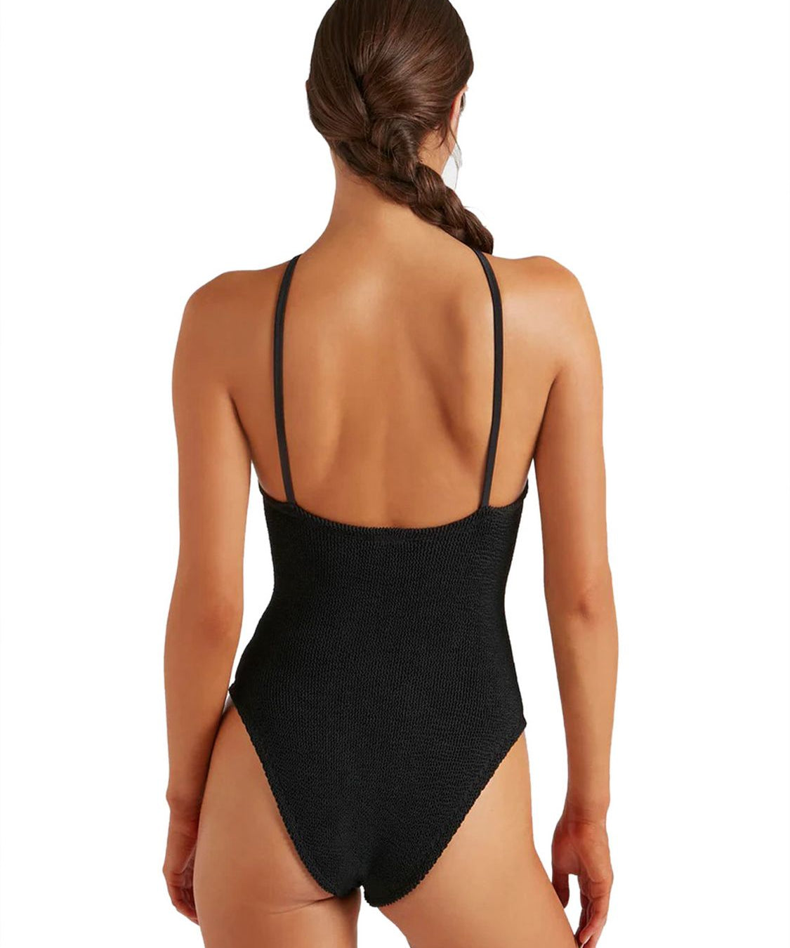 Costume intero Jasmine Covered Hoop HUNZA G Donna - Nero