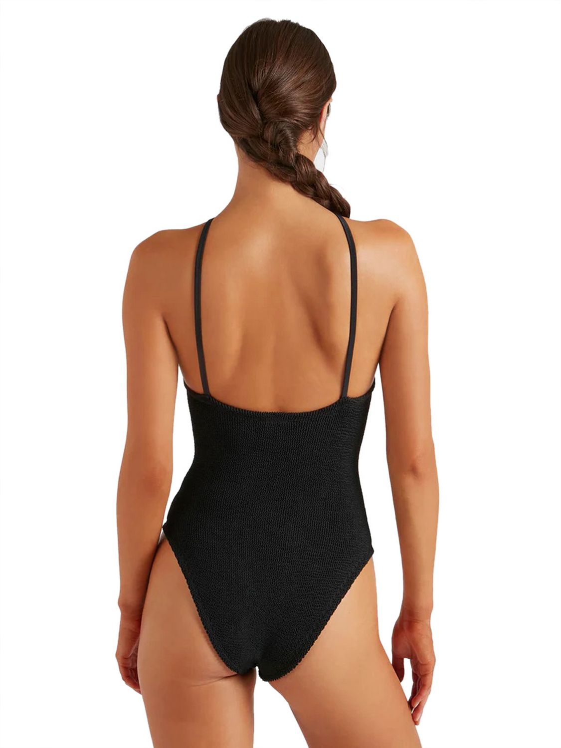 Costume intero Jasmine Covered Hoop HUNZA G Donna - Nero