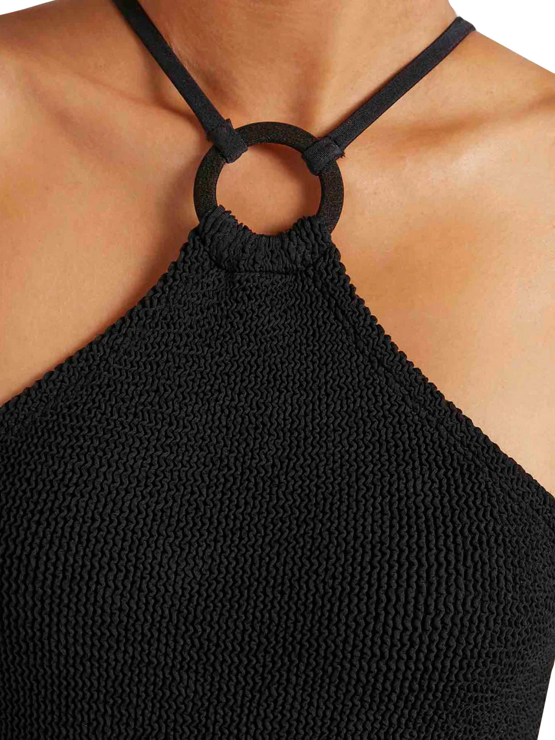 Costume intero Jasmine Covered Hoop HUNZA G Donna - Nero