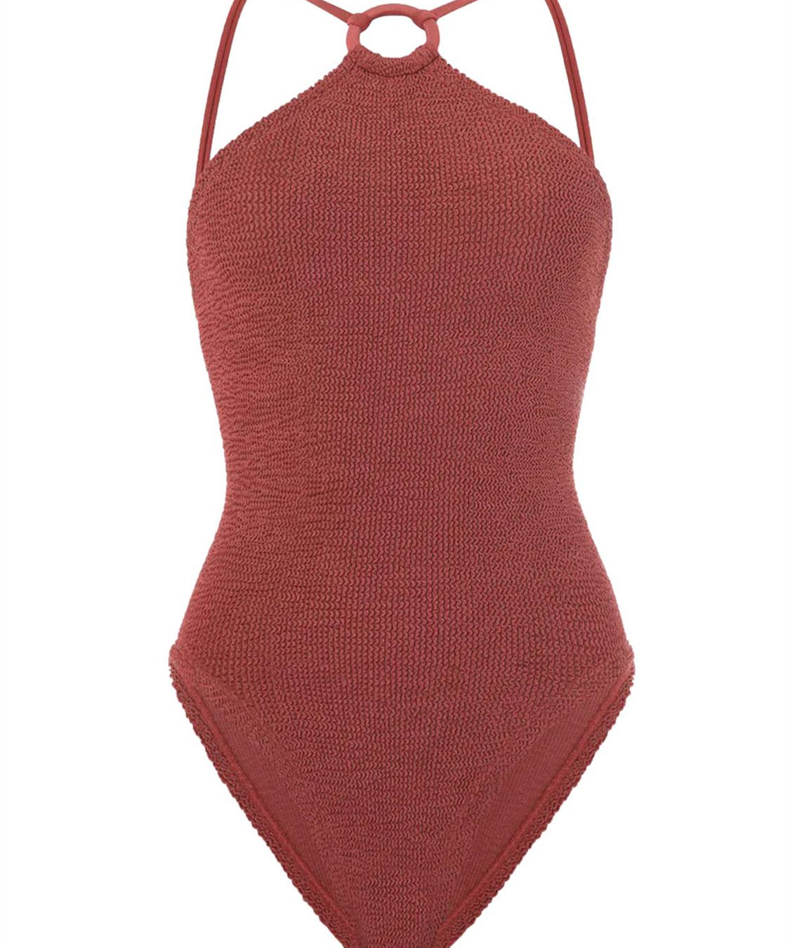 Costume intero Jasmine Covered Hoop HUNZA G Donna - Rosso