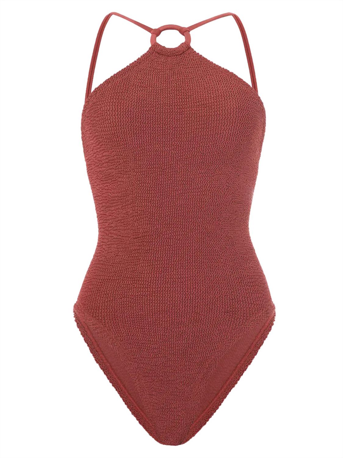 Costume intero Jasmine Covered Hoop HUNZA G Donna - Rosso
