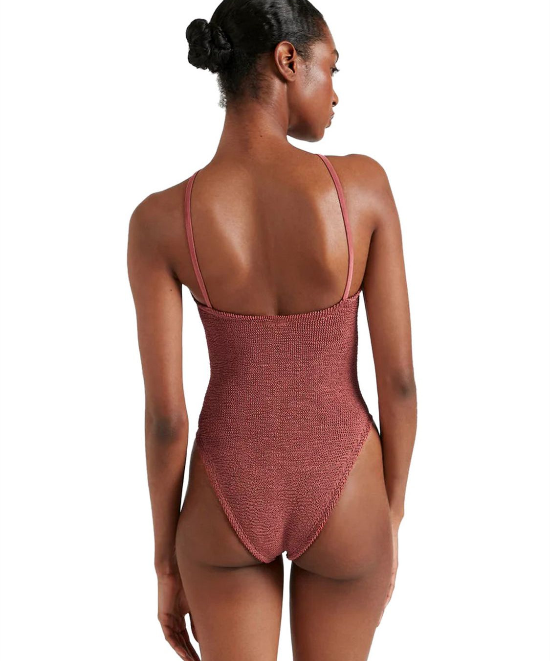 Costume intero Jasmine Covered Hoop HUNZA G Donna - Rosso