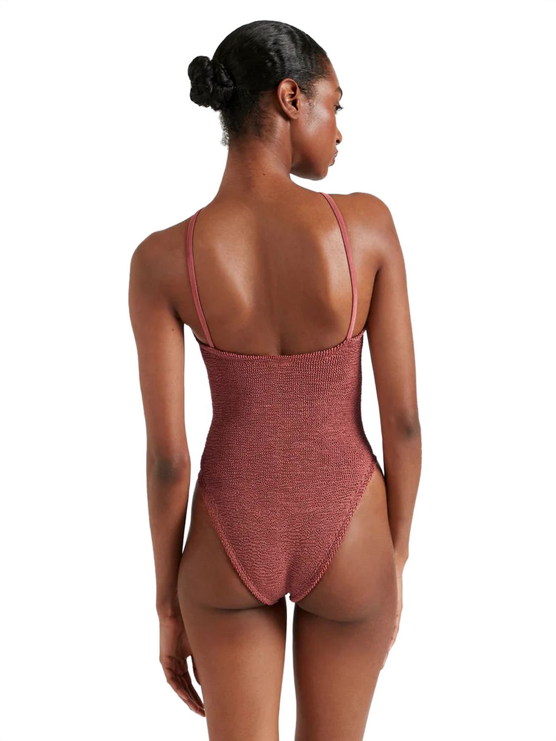 Costume intero Jasmine Covered Hoop HUNZA G Donna - Rosso