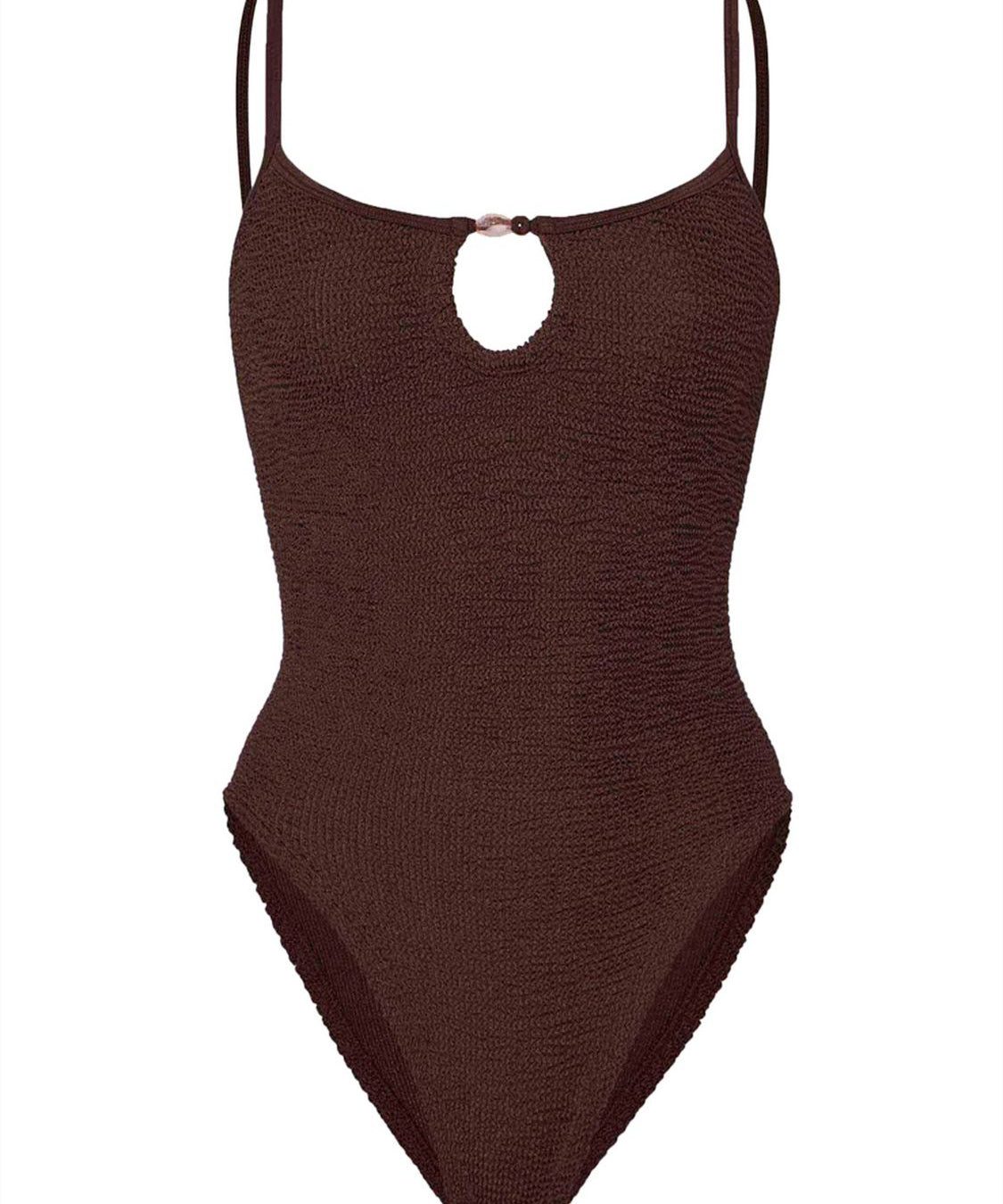 Costume intero Mia Beaded Swim HUNZA G Donna - Marrone