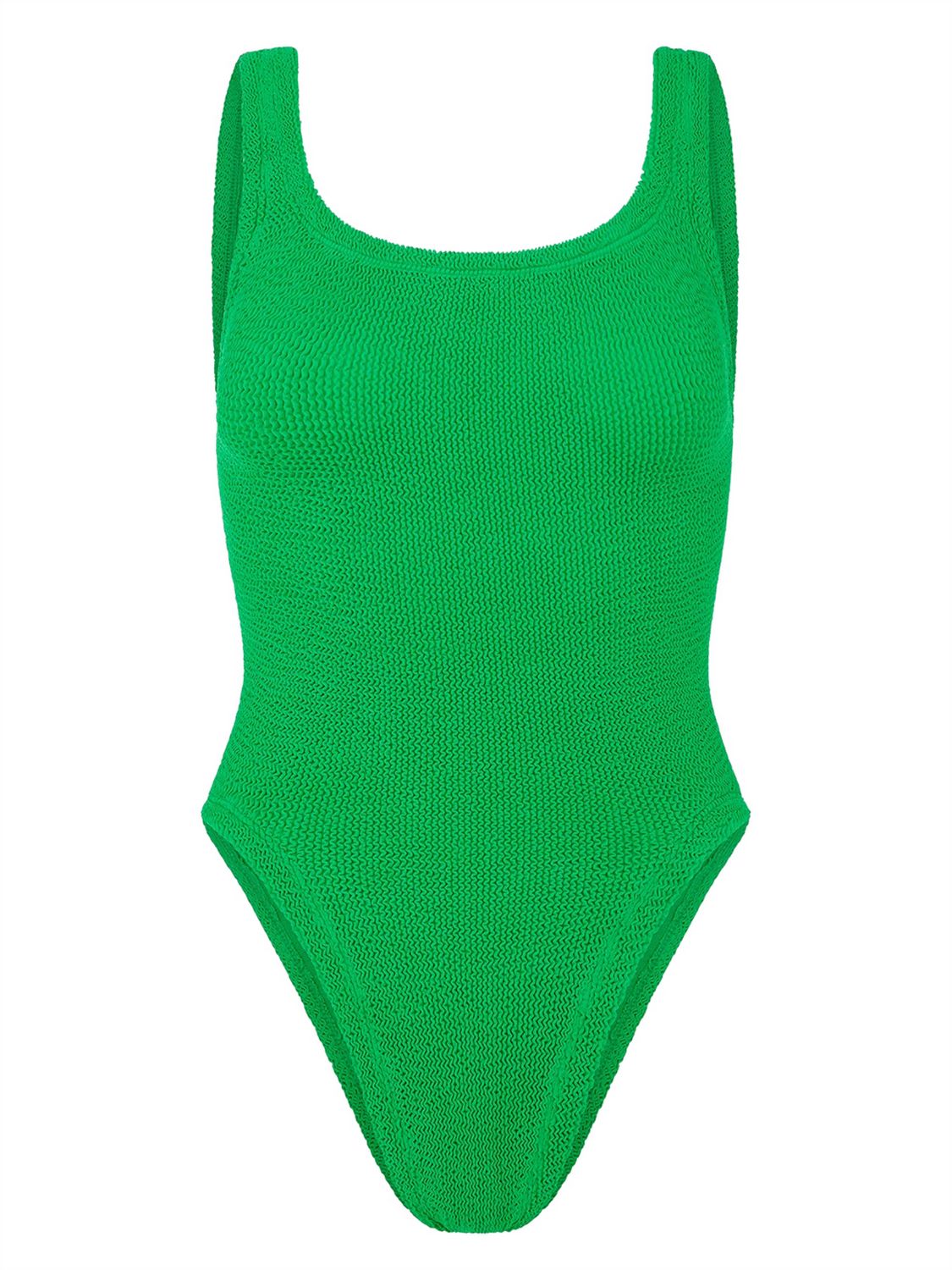 Costume intero Square Neck Swim HUNZA G Donna - Verde