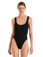 Costume intero Square Neck Swim HUNZA G Donna - Nero
