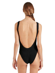 Costume intero Square Neck Swim HUNZA G Donna - Nero