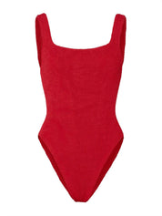 Costume intero Square Neck Swim HUNZA G Donna - Rosso
