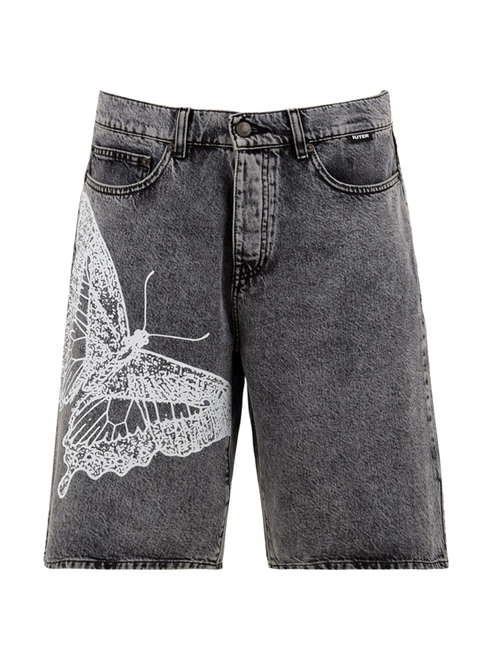 Shorts Butterfly loose denim IUTER Uomo - Grigio