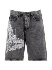 Shorts Butterfly loose denim IUTER Uomo - Grigio