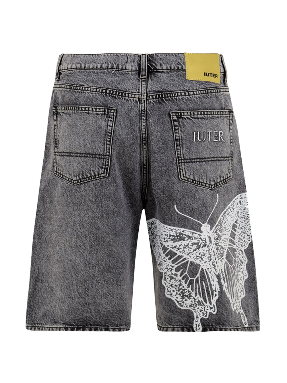 Shorts Butterfly loose denim IUTER Uomo - Grigio