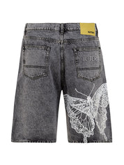 Shorts Butterfly loose denim IUTER Uomo - Grigio