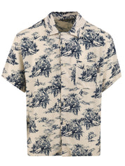 Camicia Paradise cuban IUTER Uomo - Beige
