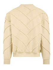 Felpa Parquet reverse crewneck IUTER Uomo - Beige