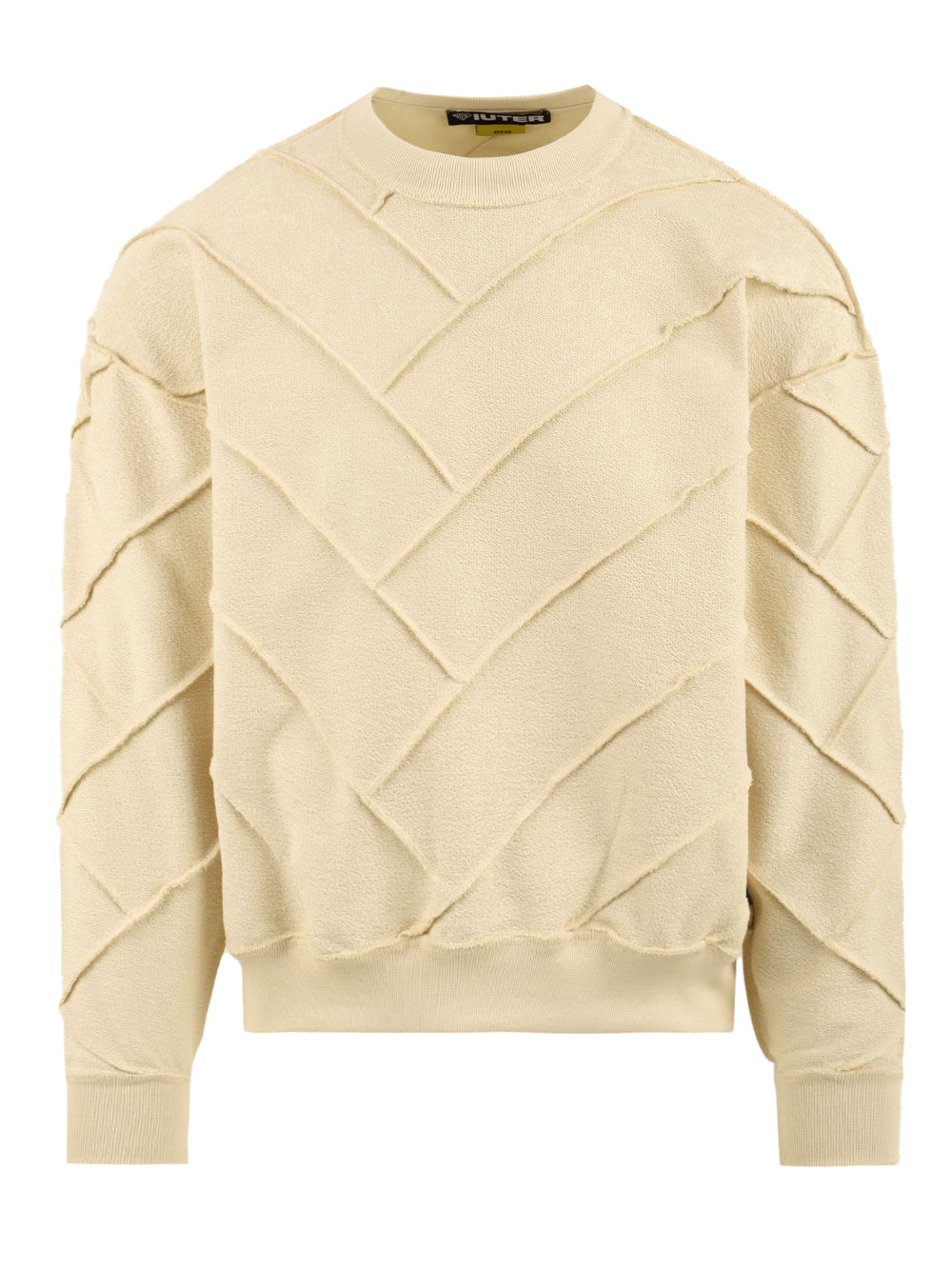 Felpa Parquet reverse crewneck IUTER Uomo - Beige