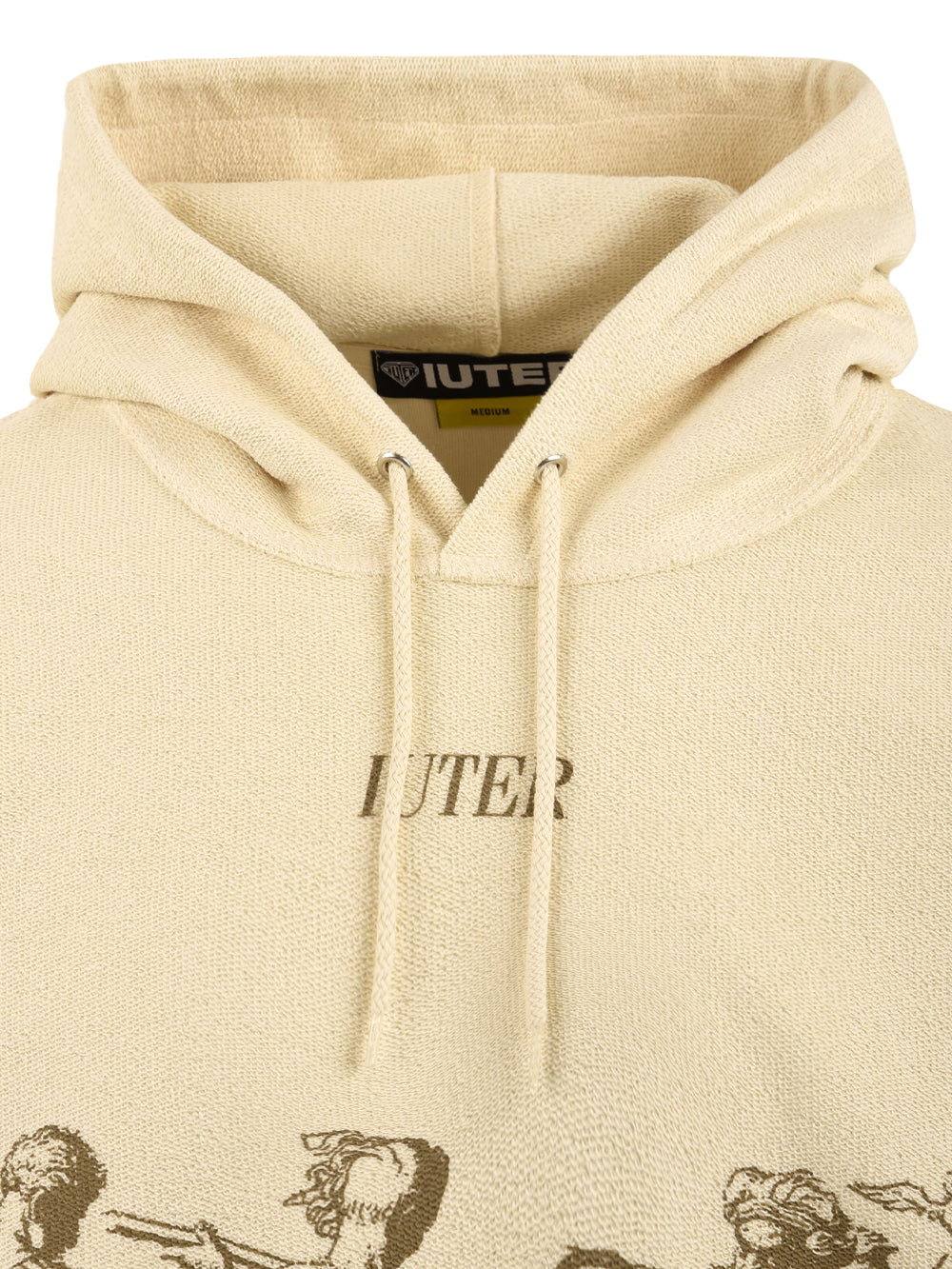Felpa Battle reverse hoodie IUTER Uomo - Beige
