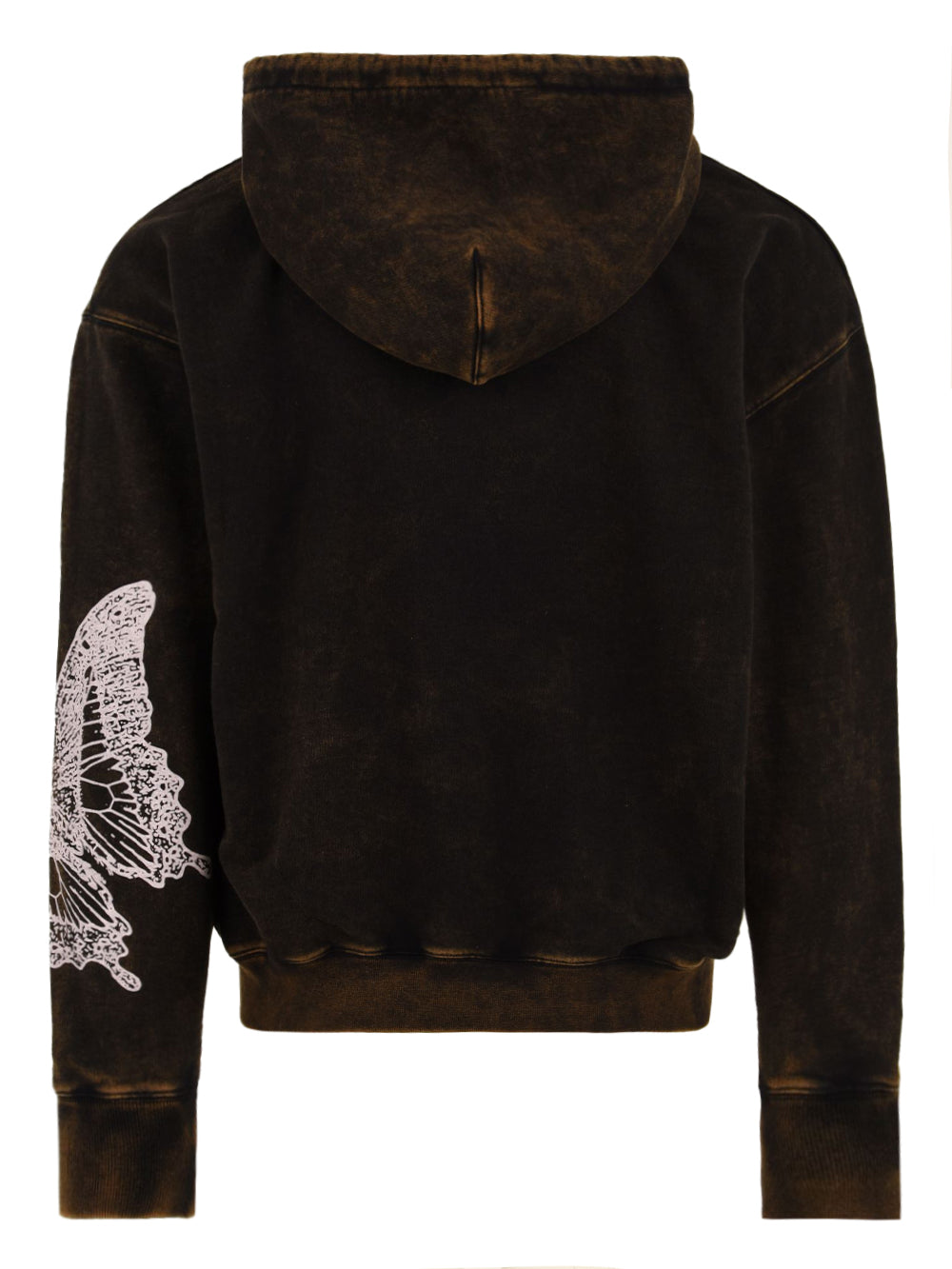 Felpa Butterfly marble zip hoodie IUTER Uomo - Nero