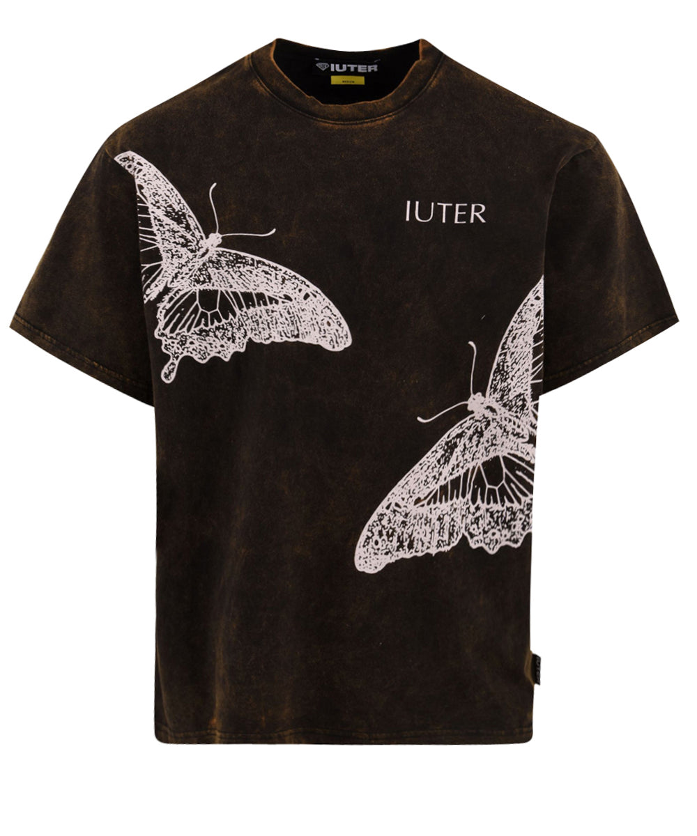 T-shirt Butterfly marble IUTER Uomo - Nero