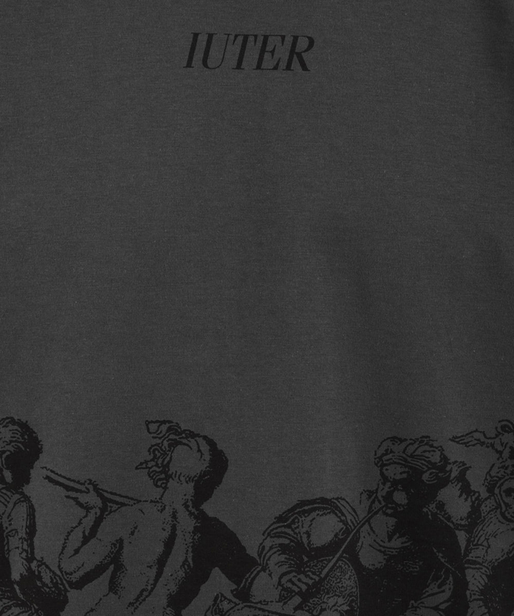 T-shirt Battle reverse stitch IUTER Uomo - Grigio