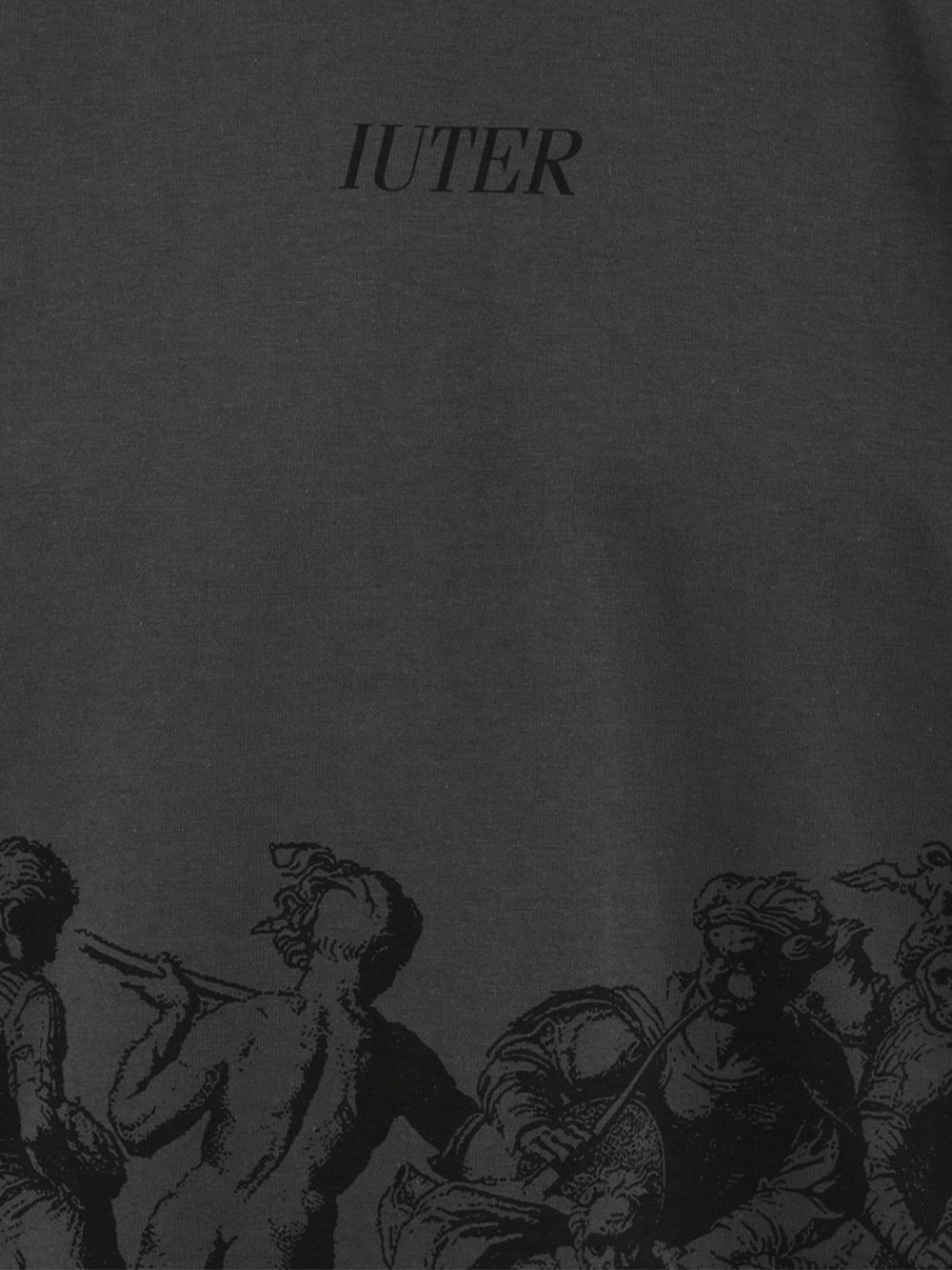 T-shirt Battle reverse stitch IUTER Uomo - Grigio