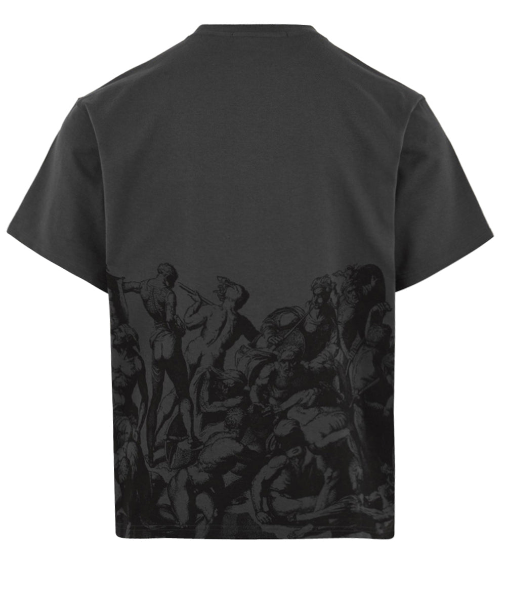 T-shirt Battle reverse stitch IUTER Uomo - Grigio