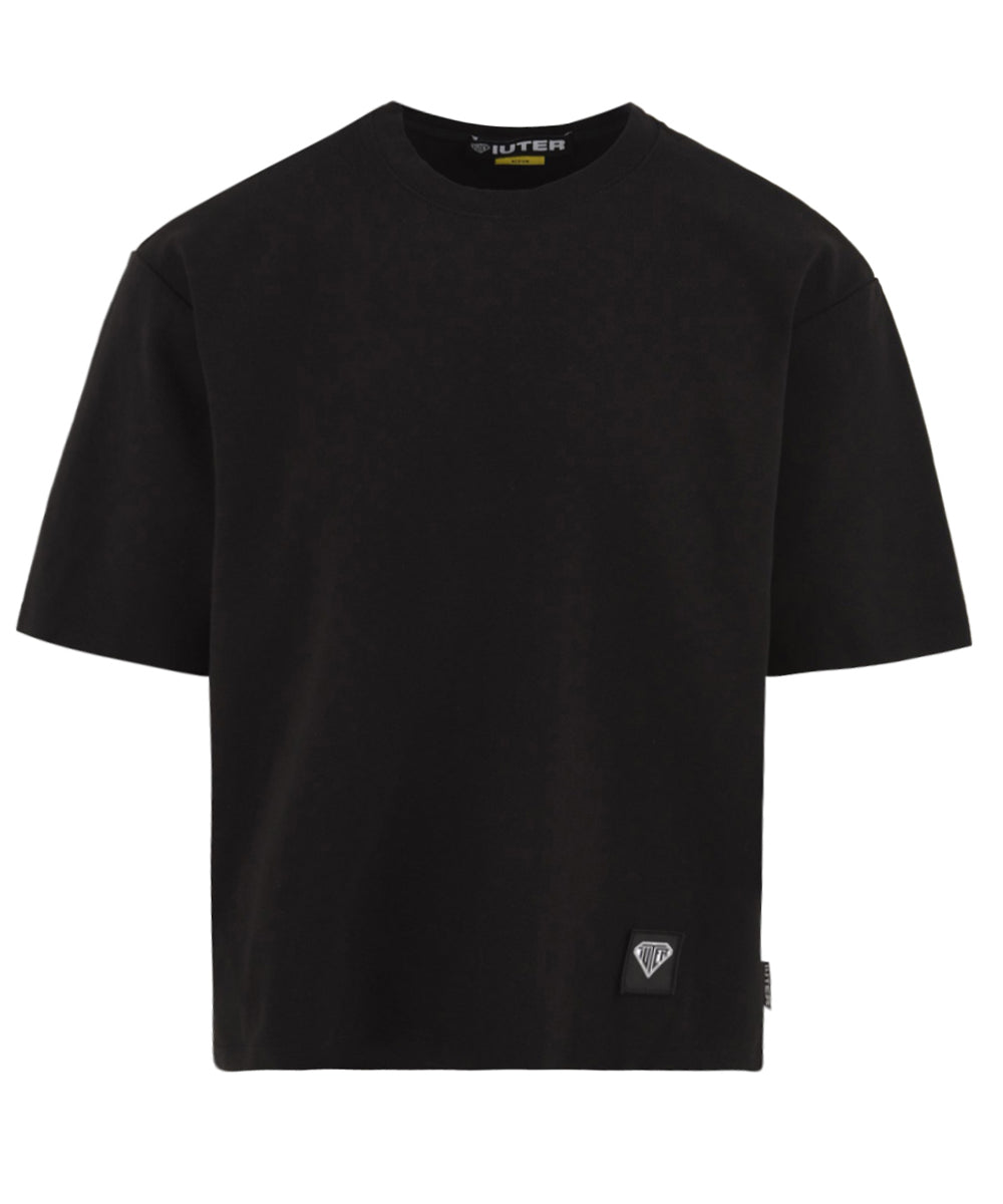 T-shirt Ribbed boxy IUTER Uomo - Nero